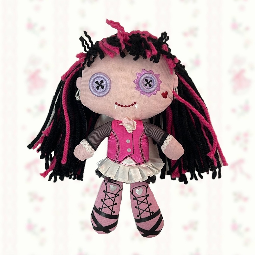 [SOLD] Mattel Monster High Draculara Rag Doll Plush 9in 2009